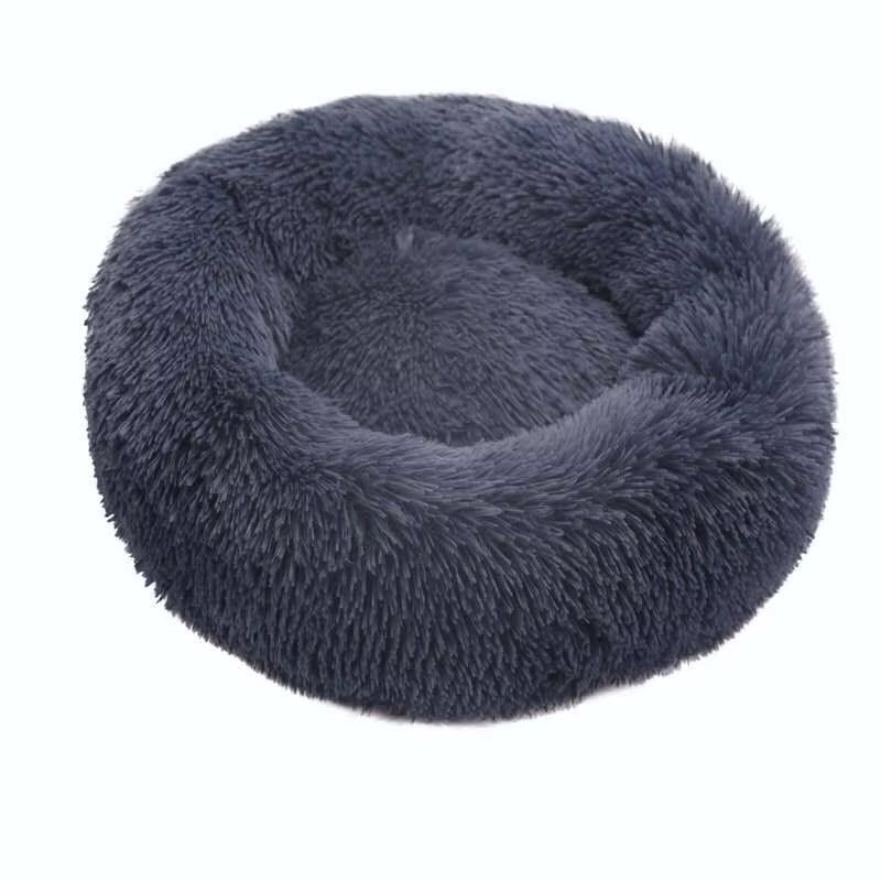 Super Soft Pet Dog Cat Bed Plush Full Size Washable Calm Bed Donut Bed Comfortable Sleeping Bed for Large Medium Small Dogs