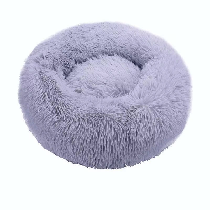 Super Soft Pet Dog Cat Bed Plush Full Size Washable Calm Bed Donut Bed Comfortable Sleeping Bed for Large Medium Small Dogs