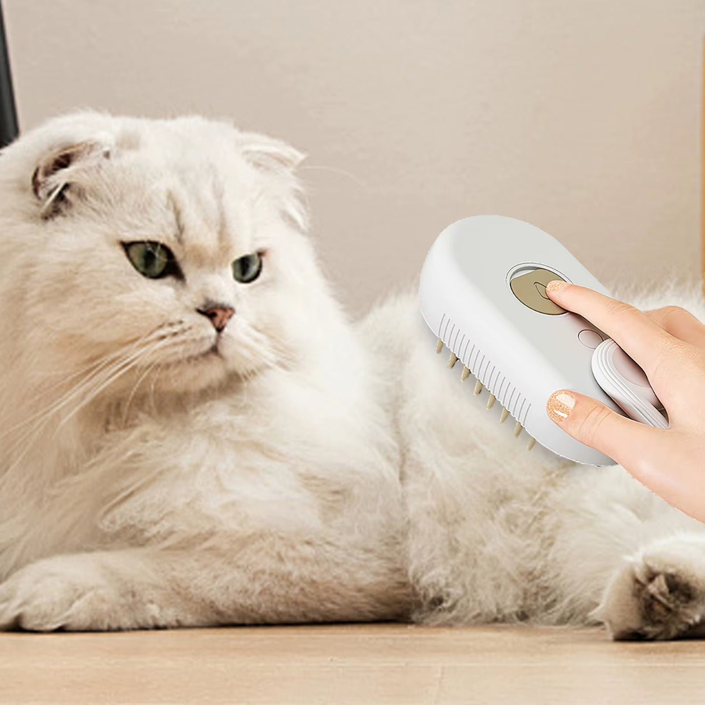 Cat Steam Brush | Pet Steam Brush | Multifunctional Dog Steamer Brush 3 in 1 Cat Grooming Brush Pet Hair Removal Comb for Cat