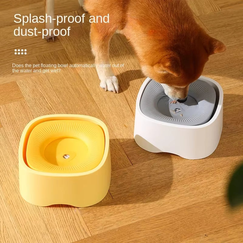 New Pet Floating Water Bowl Wet Mouth Cat Bowl Dog Bowl Pet Water Dispenser Pet Supplies Floating Water Bowl Wholesale