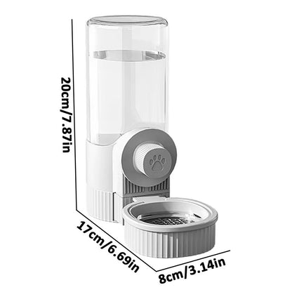 Automatic Cat Feeder Water Dispenser Automatic Cat Dog Feeder Detachable Large Capacity Dog Food Dispenser Pet Supplies